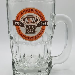 A&W vintage 1994 75th Anniversary beer mug float cup